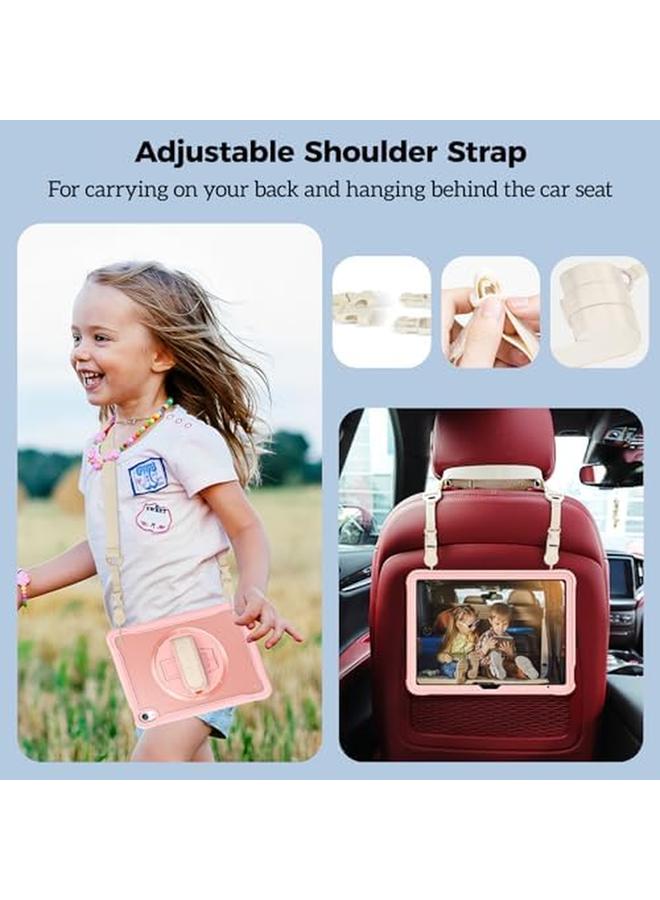 Procases Compatible For Ipad 10.9 Inch 2022 10Th Gen Case Heavy Duty Shockproof Rugged Case 360 Degree Rotatable Kickstand Protective Cover Case –Pink - Image 4