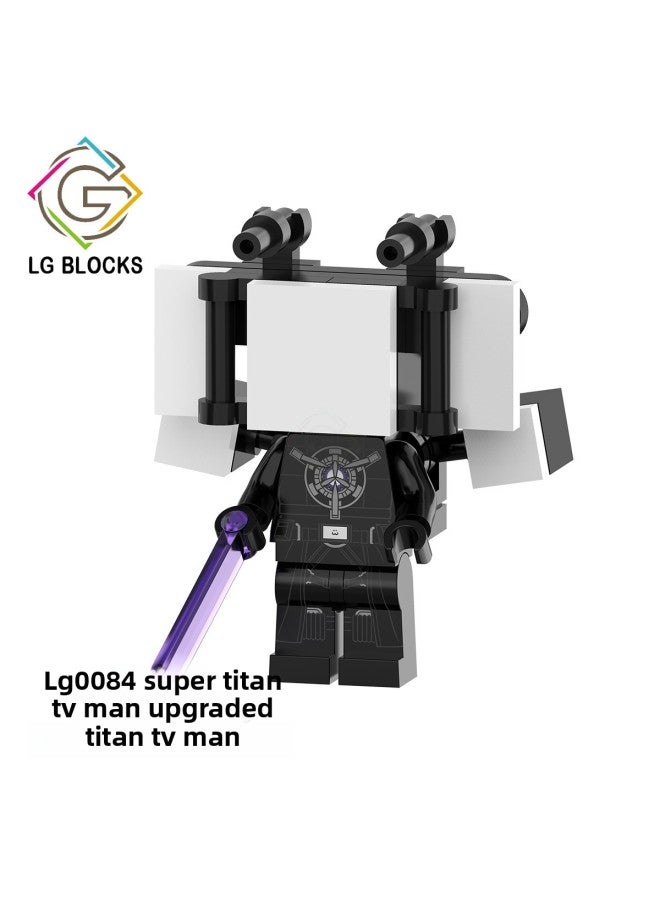 Huge Titan TV Man 3.0 Lightning Toilet Man Flying Monitor Man Boy Audio Man Assembled Toys-Color:Lg0084 Titan Tv Man  - Image 1