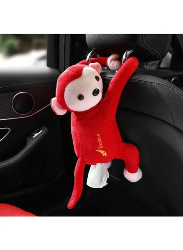 SFMW Car Hanging Tissue Box with Monkey Design  - Image 3