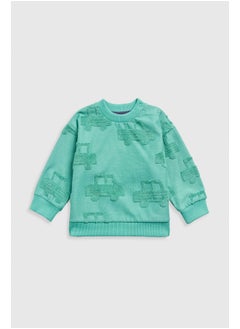 mothercare Car Jacquard Sweat Top  - Image 1
