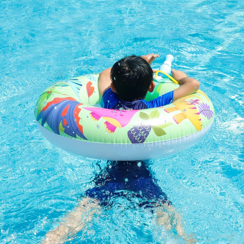 Parentswell 5-Pack Pool Party Set  Parentswell Inflatable Pool Float Swimming Rings  2 Pool Tubes (with 2 Water Guns and 1 Beach Ball)  Pool Party Favors for Summer Pool and Beach Fun - Image 3