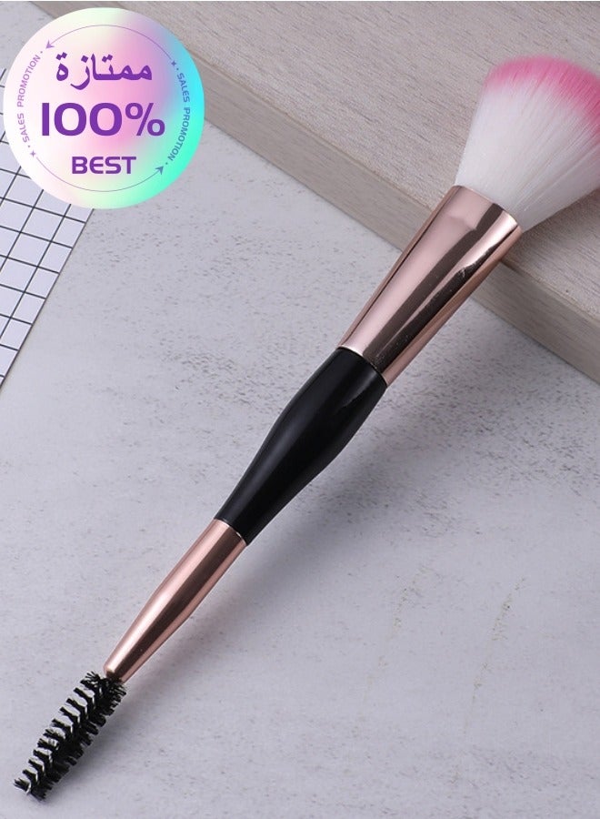 Generic Double Ended Makeup Brushes, Flawless Round Brush for Foundation and Concealer, Double Ended Makeup Brush for Blending Powder,  - Image 2