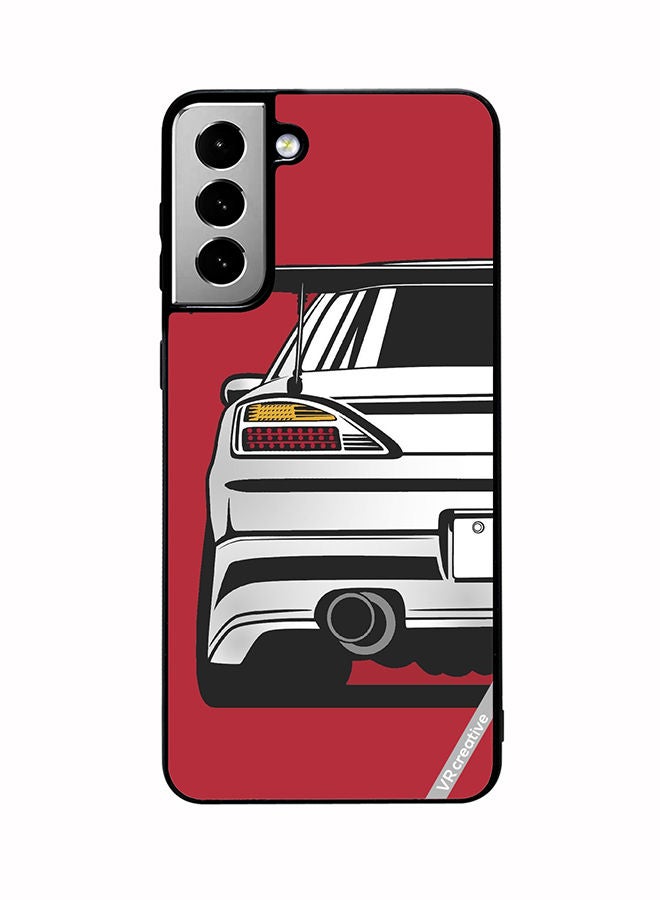 VR CREATIVE Protective Case Cover For Samsung Galaxy S21 FE 5G Wingie Car Design Multicolour - Image 1
