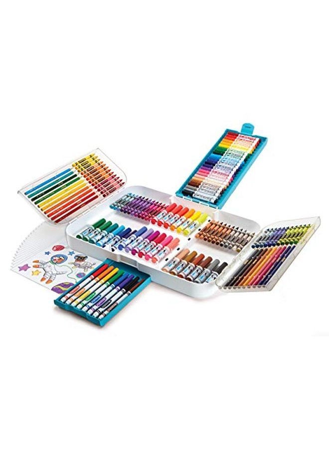 Crayola - Ultra Smart Case Art Tool Kit Cool Case With Multiple Compartments Great Gift - Image 1