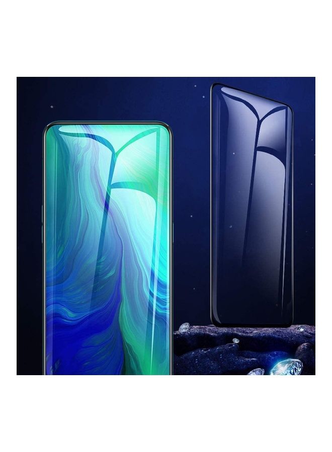 NIBEMINENT Tempered Glass Screen Protector For Oppo F11/R11S/V11i/A77/R19 Black/Clear - Image 2