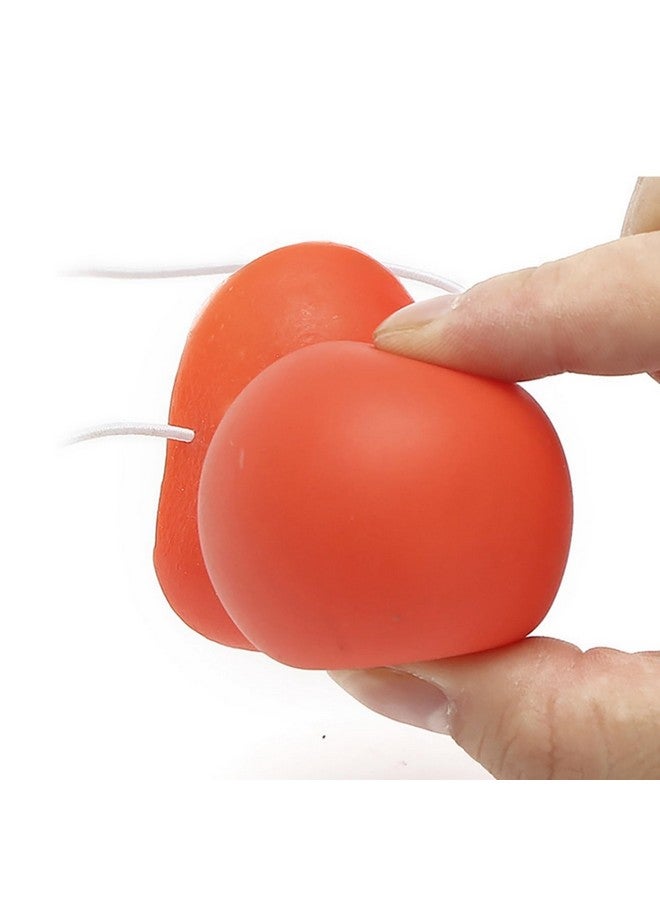 Dzrige 3Pcs Red Clown Nose Rubber Clown Nose Honking Squeaking Clown Nose Cosplay Party Fun Stage Halloween Performance Props Festival Make Up Circus Clown Nose Supplies Party Decoration - Image 4
