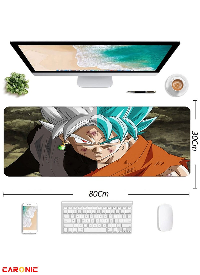 CARONIC Large Gaming Mouse Pad with Superior Micro Weave Cloth Extended Desk Mousepad with Stitched Edges Non-Slip Base Water Resist Keyboard Pad For Gamer And Office Home  Carl_M1015  - Image 3