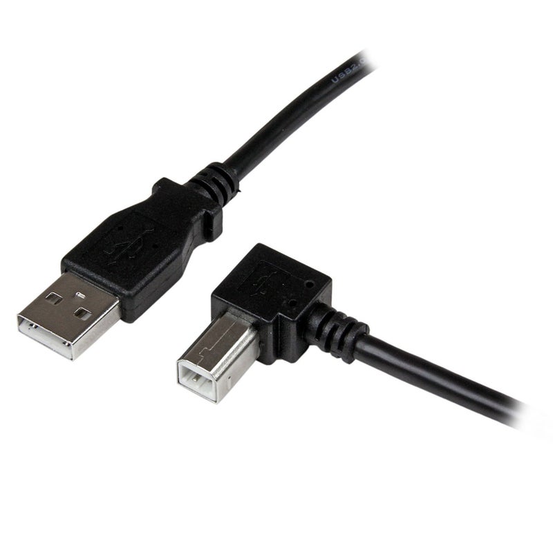 StarTech.com 2m USB 2.0 A to Right Angle B Printer Cable Cord (USBAB2MR) - Image 3