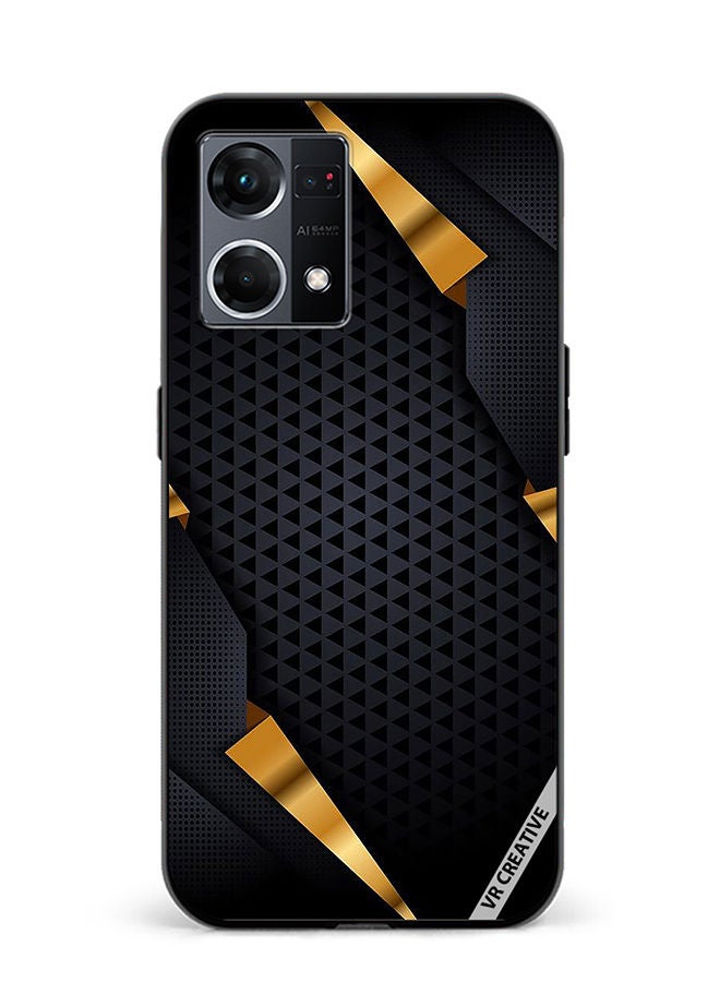 VR CREATIVE Protective Case Cover For Oppo Reno8 4G Texture Design Multicolour - Image 1