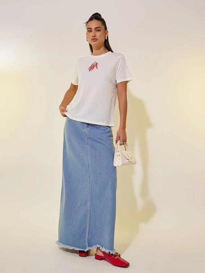 Take Two Take Two Graphic Print Round Neck T-Shirt