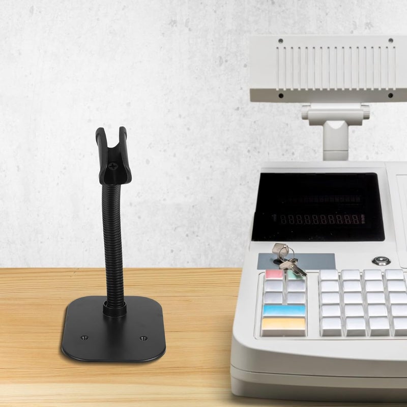 Adjustable Handheld Barcode Scanner Holder Bracket Stand for Office Use, General-Purpose Durable Scanner Rack Compatible with Hs10 Models, Desk-Mount Barcode Scan Apparatus Support - Image 5
