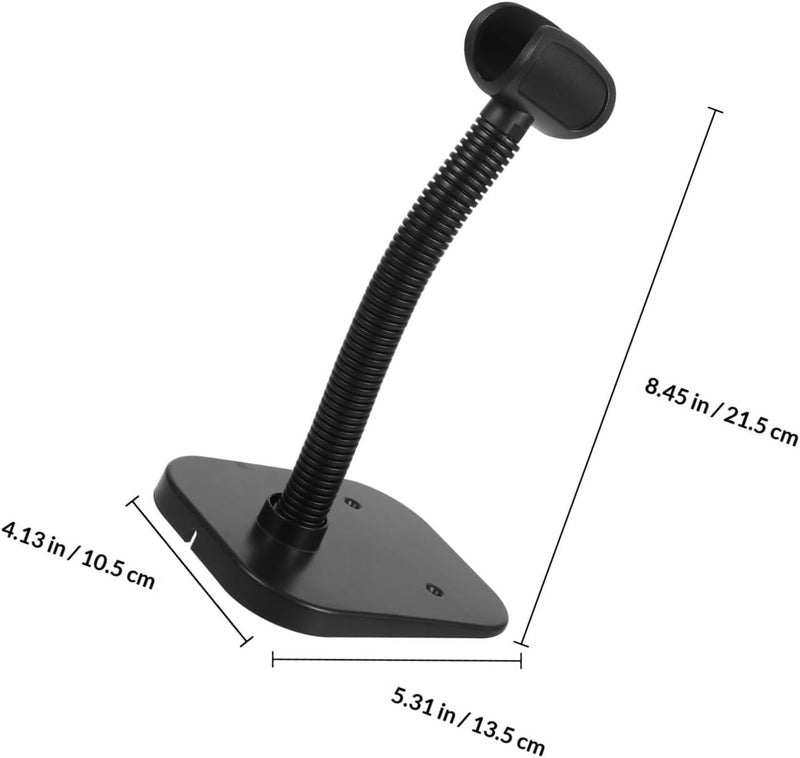 Adjustable Handheld Barcode Scanner Holder Bracket Stand for Office Use, General-Purpose Durable Scanner Rack Compatible with Hs10 Models, Desk-Mount Barcode Scan Apparatus Support - Image 2