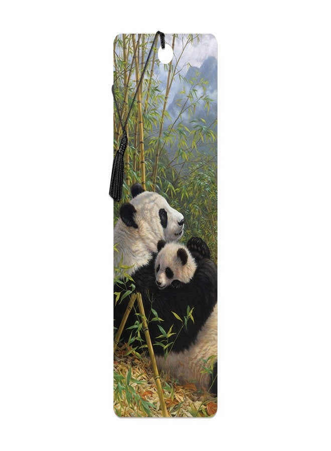 3D LiveLife Bookmark - A New Dynasty from Deluxebase. Cute Lenticular Panda Page Marker. Animal Themed Accessories for Book Lovers. Small Gifts for Men, Women, Writers and Teachers. - Image 1