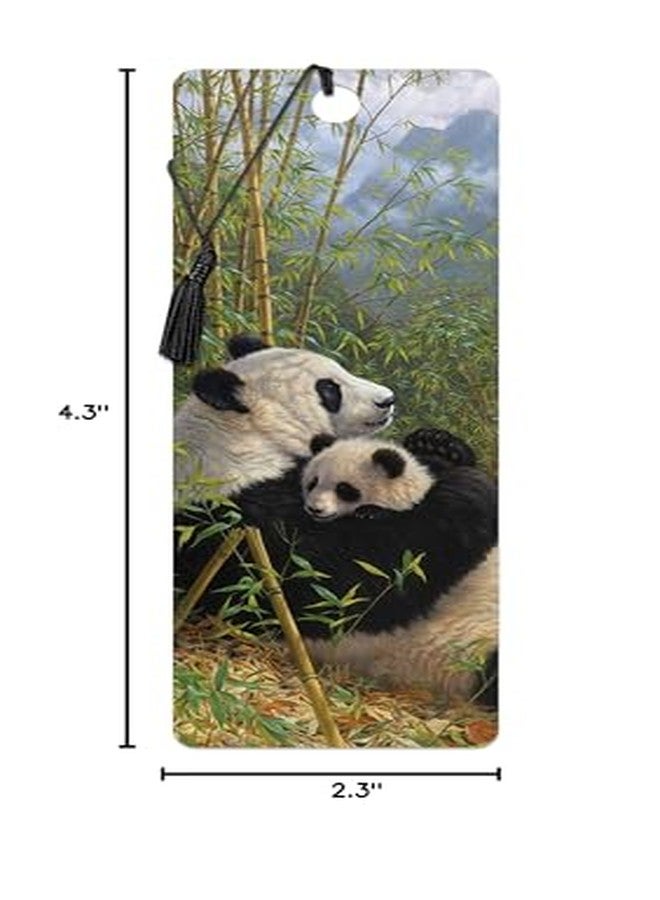3D LiveLife Bookmark - A New Dynasty from Deluxebase. Cute Lenticular Panda Page Marker. Animal Themed Accessories for Book Lovers. Small Gifts for Men, Women, Writers and Teachers. - Image 4