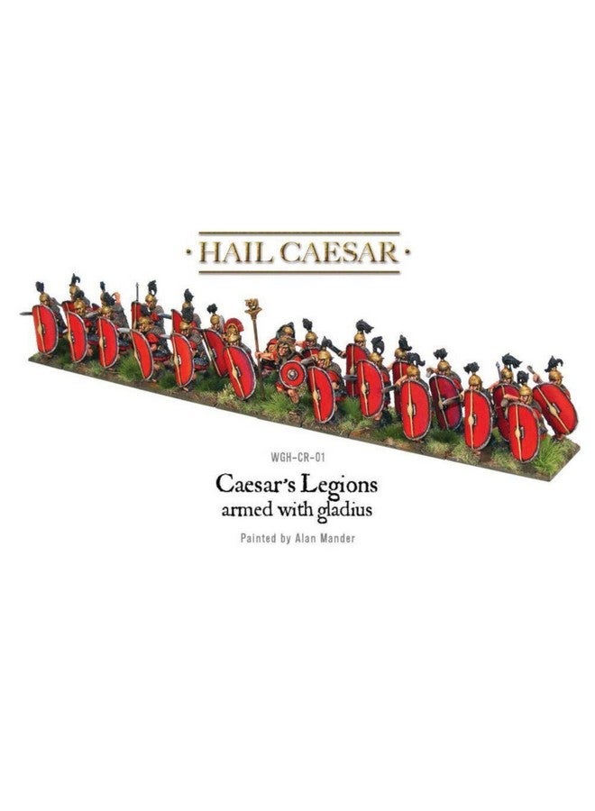 Warlord Games Hail Caesar: Caesarian Roman Legions Armed with Gladius Military Table Top Wargaming Plastic Model Kit WGH-CR-01 - Image 4