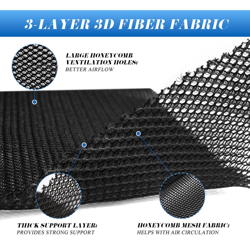 GRETJOB RV Mattress Underlay Breathable, 80 x 59 in Queen Size 3D Air Meshfiber Under Mattress Pad, RV Under Mattress Ventilation for Bed Camper Boat - Image 3