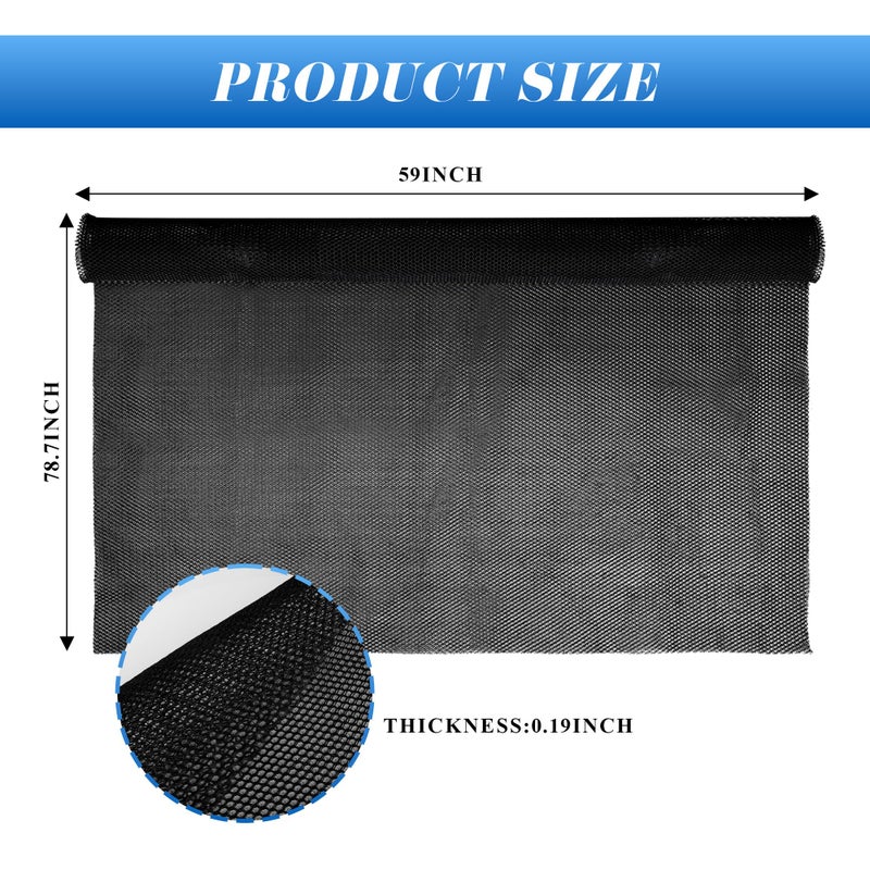 GRETJOB RV Mattress Underlay Breathable, 80 x 59 in Queen Size 3D Air Meshfiber Under Mattress Pad, RV Under Mattress Ventilation for Bed Camper Boat - Image 2