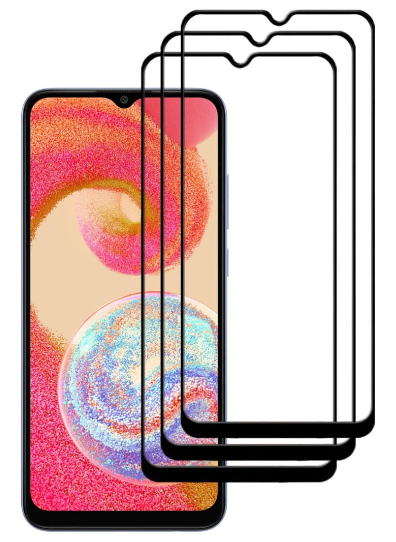 ACLIX 3 Pieces Antistatic ESD Dustproof Premium Quality High Definition Tempered Glass Screen Protector Designed For Samsung Galaxy A04e - Image 1