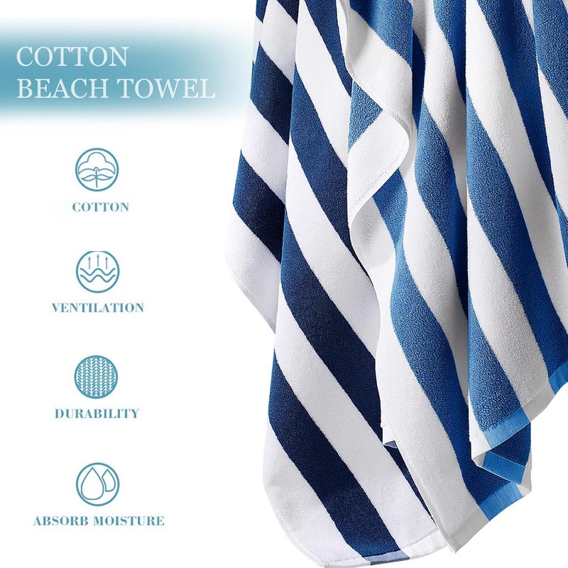 Oversized Cabana Stripe Beach Towel - Image 3