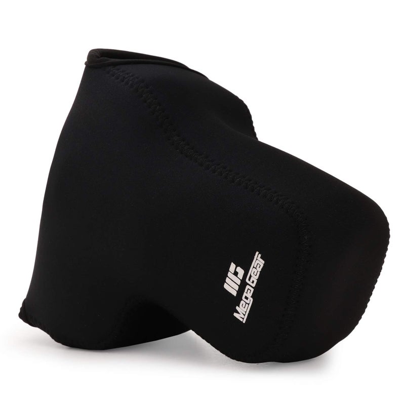 MegaGear MG1916 Ultra Light Neoprene Camera Case Compatible With Fujifilm X-T4, X-T5 (Xf16-80MM) - Black, PU Leather - Image 1