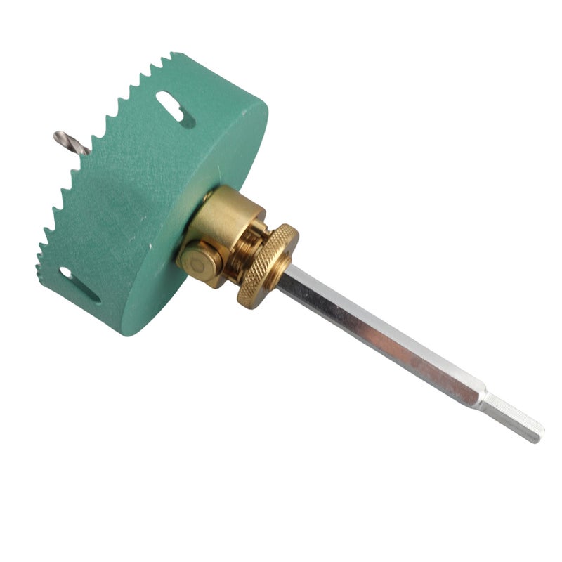 Quick Release Hole Opener 7.5mm Hex Shank Downlight Hole Saw Drill Bit with 125mm Dust Cover for Gypsum Board Ceiling 80mm - Image 5
