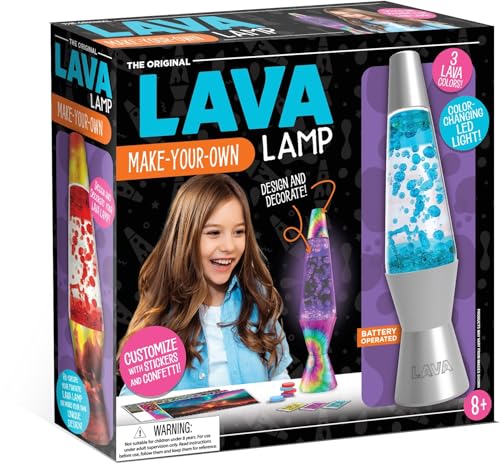 Schylling Lava® Lamp - Make Your Own Lava Lamp Custom Color Craft Kit - Image 4