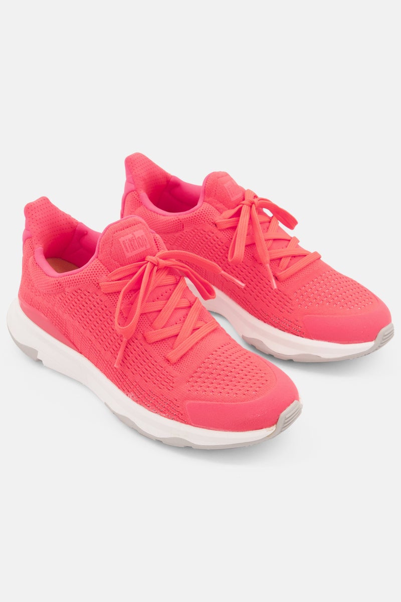 FitFlop Women Vitamin Ffx Knit Sport Shoes, Neon Orange - Image 1