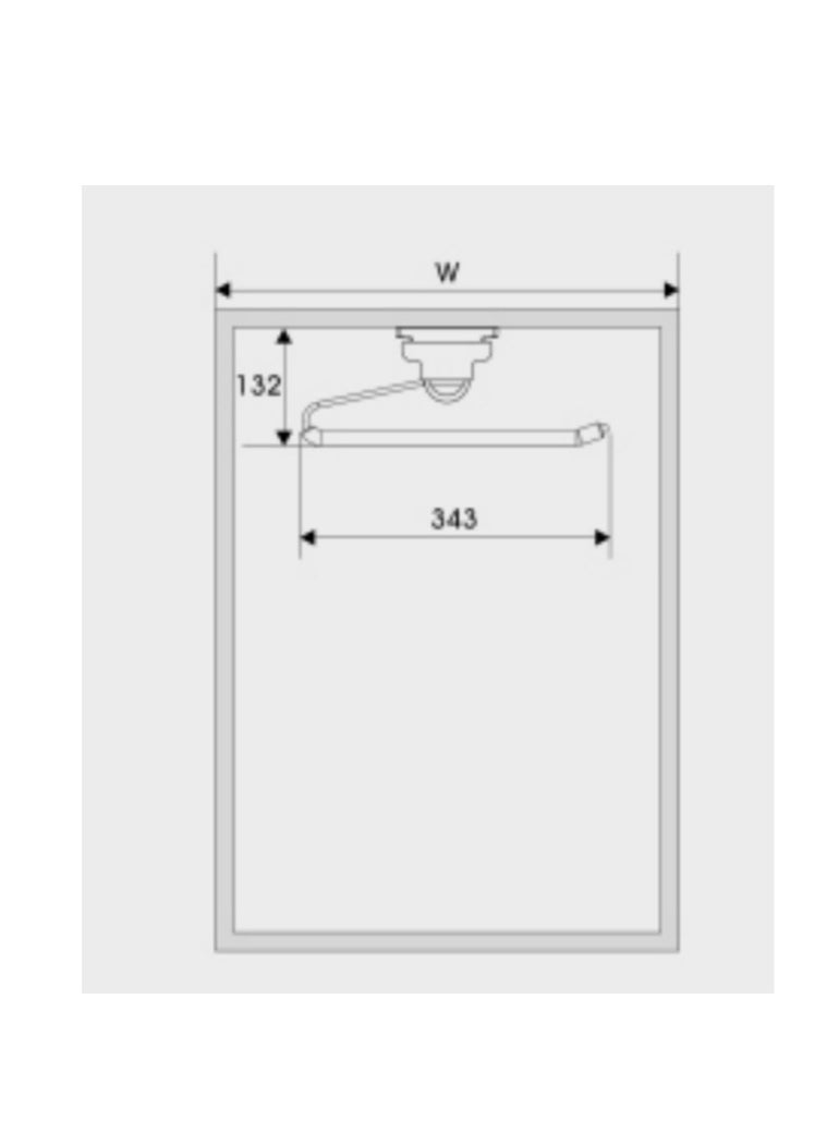 eurocliq - Wardrobe Pull-Out Trouser Rack Wardrobe Hanger with Sliding Rail Telescopic Sliding Clothes Hanger Rail Sliding Pant Rack Extendable Pull Out Closet Rod - Image 1