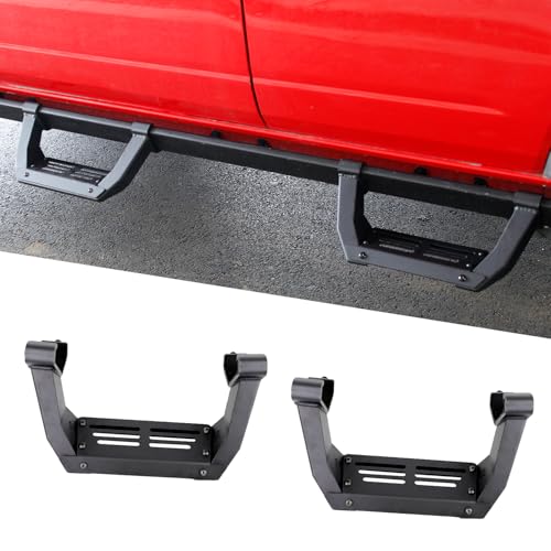 EVGoXMods 2 Pcs Side Steps Compatible with Ford Bronco 2/4 Door with Rock Rail 2025 2024 2023 2022 2021, Heavy Duty Running Boards Nerf Bars Exterior Accessories - Image 1