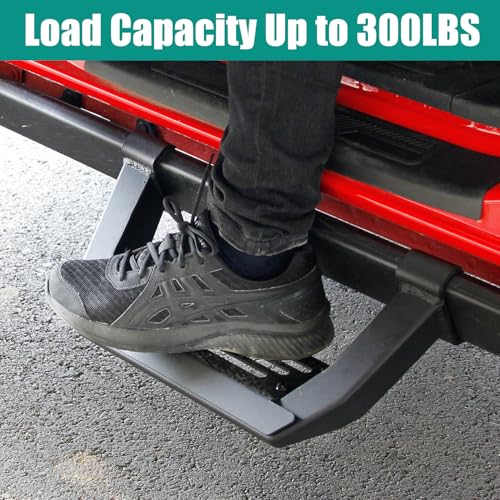 EVGoXMods 2 Pcs Side Steps Compatible with Ford Bronco 2/4 Door with Rock Rail 2025 2024 2023 2022 2021, Heavy Duty Running Boards Nerf Bars Exterior Accessories - Image 5