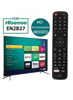 ORIGINAL REMOTE CONTROL FOR HISENSE SMART TV ,  EN2B27 OEM EN-2B27 RC3394402/01 3139 238 Etc..