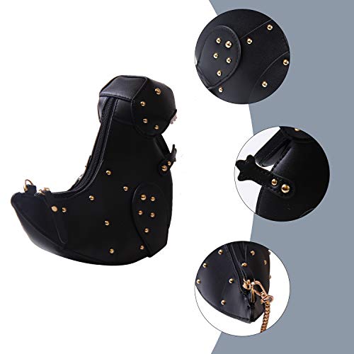 SUKUTU Upgrade Dinosaur Shape PU Leather Rivet Purses for Women, New Girls Crossbody Purses Shoulder Bag - Image 4