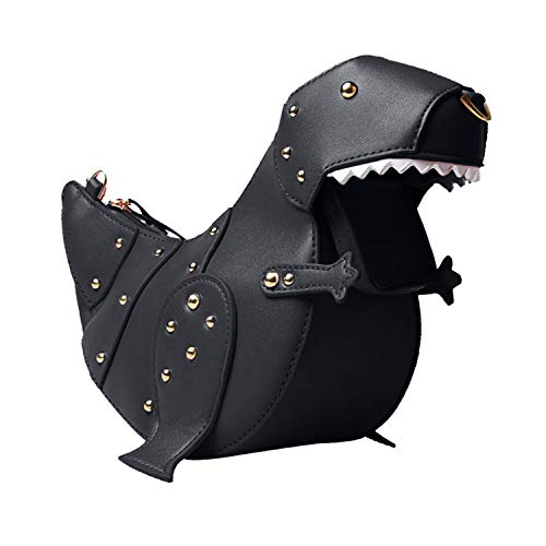 SUKUTU Upgrade Dinosaur Shape PU Leather Rivet Purses for Women, New Girls Crossbody Purses Shoulder Bag - Image 1