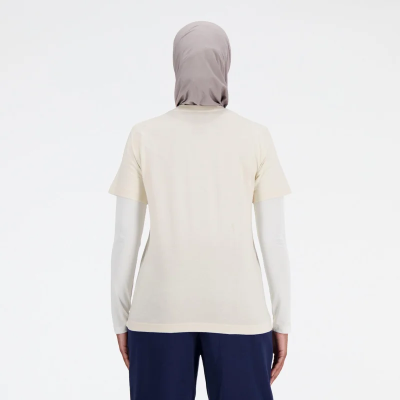 New Balance Linen Women's Sport Essentials Jersey Logo T-Shirt for Women | Best Price UAE