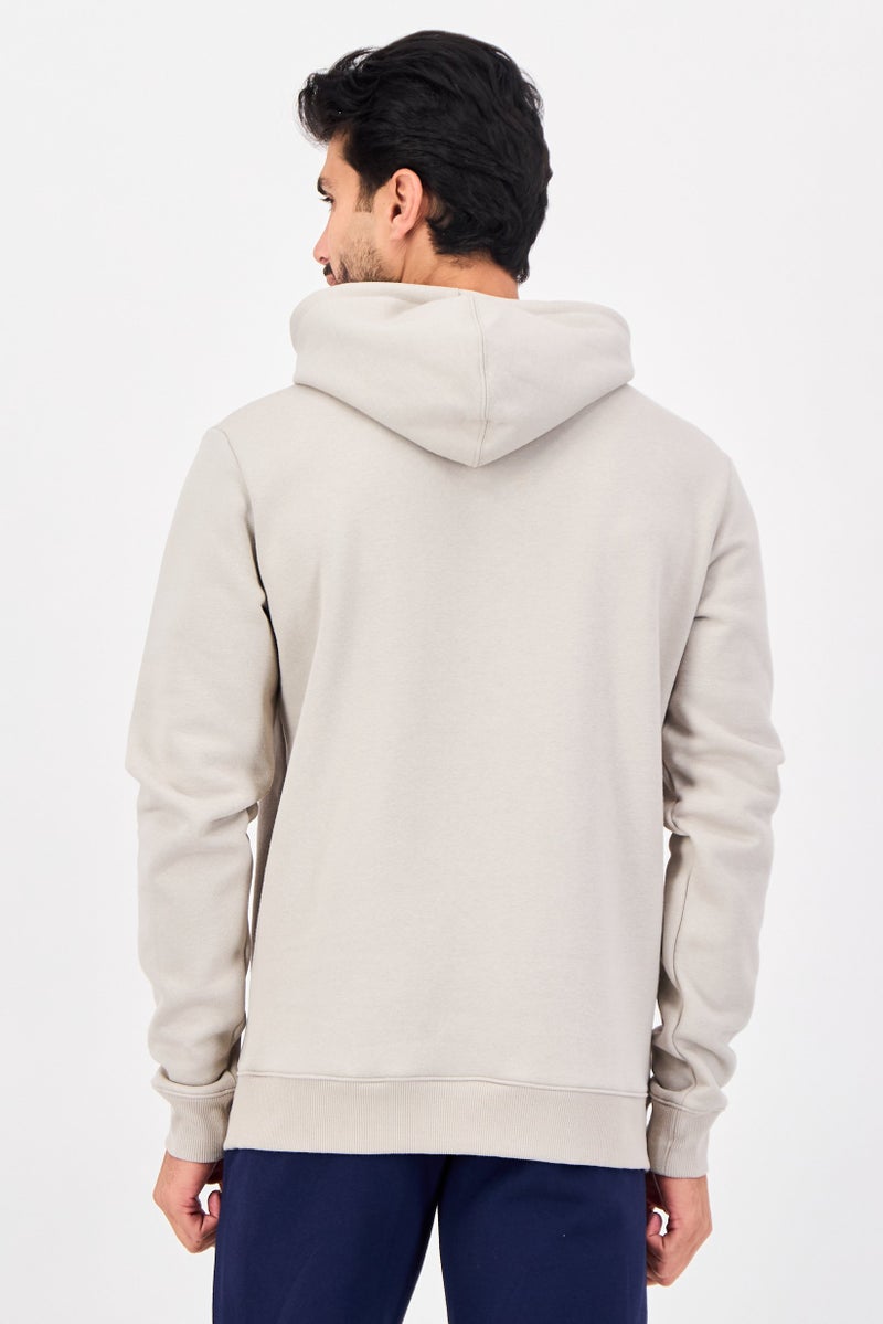 Reebok Men Sportswear Fit Long Sleeve Outdoor Hoodie, Mineral Grey - Image 2