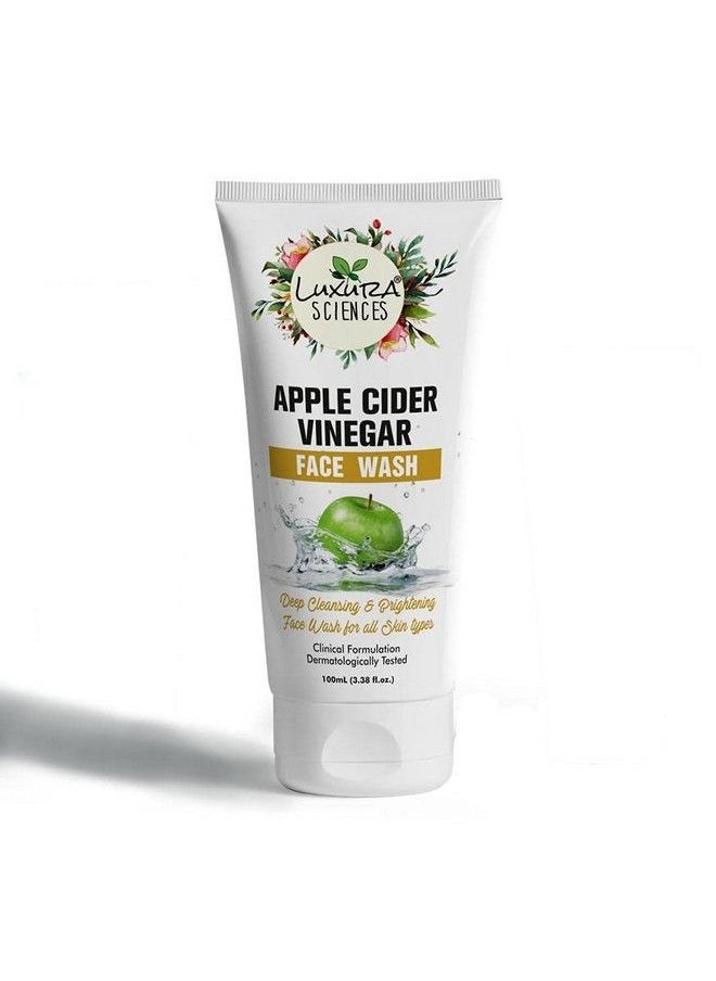 Luxura Sciences Apple Cider Vinegar Face Wash 100Ml For Skin Glow Refining Hydration With Natural Extracts. No Sls & Parabens.  - Image 2