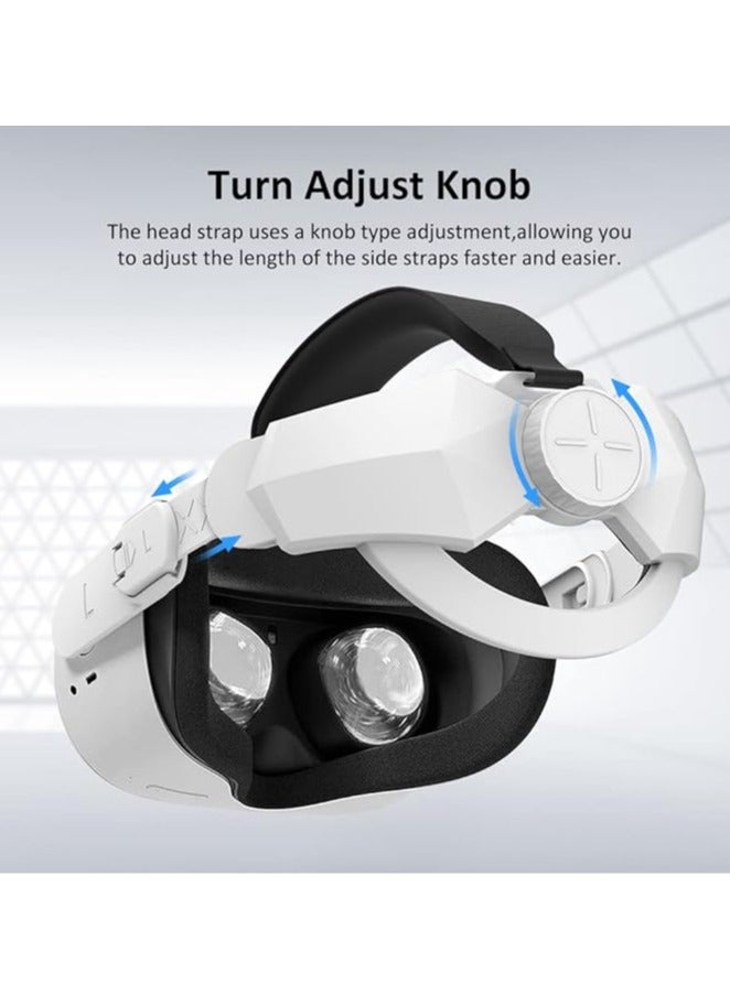 general ARCELI Headband for Oculus Quest 2 Accessories - Elite headband replacement for Oculus/Meta Quest 2, lighter and more comfortable VR headband compatible with Quest 2 - Image 4