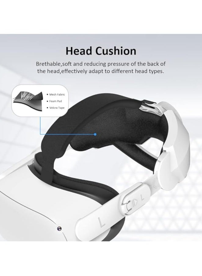 general ARCELI Headband for Oculus Quest 2 Accessories - Elite headband replacement for Oculus/Meta Quest 2, lighter and more comfortable VR headband compatible with Quest 2 - Image 3