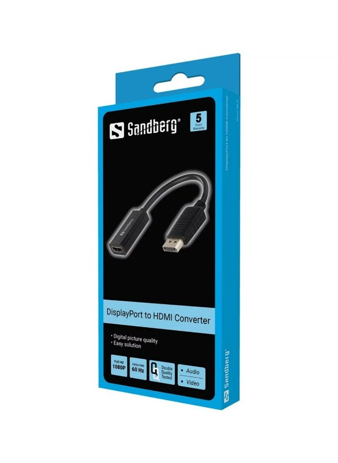 Sandberg - Adapter DisplayPort>HDMI - Image 1