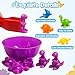 GKDOMS Counting Dinosaurs Toys Matching Game with Sorting Bowls Preschool Learning Activities Montessori Sensory Toys for Math Color Sorting Party Favors Birthday Gift for Toddlers - Image 4