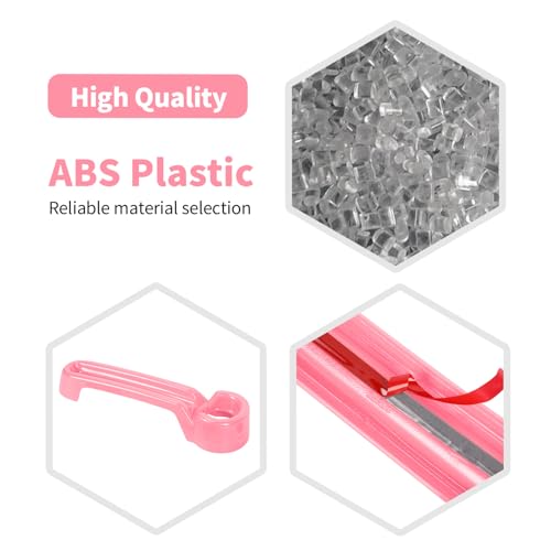 JOSHELA for Jeep JK Door Handle Cover Trim Pink for Jeep Wrangler JK 2DR 20072017 Pink Exterior Accessories 3pcs - Image 5
