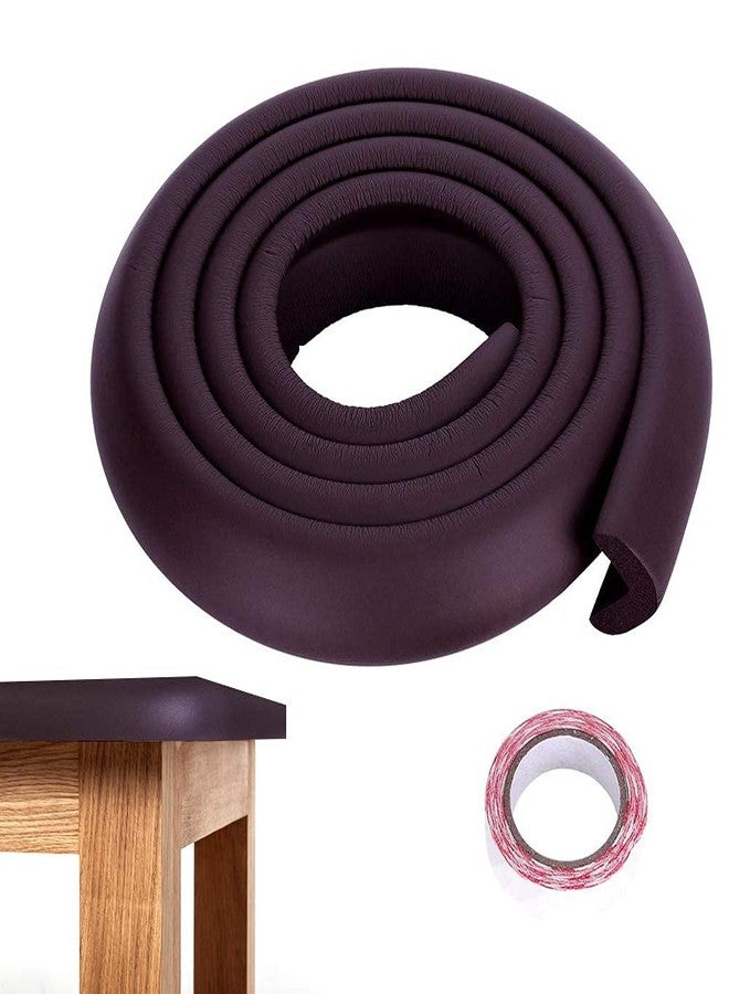 KPNG Kids Baby Safety Rubber Bumper Strip, 2M Protectors Table Edge Safe Corner Guard Anti-Collision Bar Protector for Different Size Furniture, Suitable for Home, Nursery (Brown, Pack of-1) - Image 1