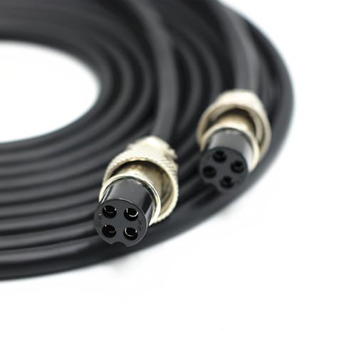 Wood Thrush 4-Core Primary-Secondary Speaker Link Cable for Klipsch The Fives/Sevens/Nines & HiVi-Swans D200/D300 | Master-Slave Audio Extension Wire | Shielded Lossless Hi-Fi Cable (2m/3m/5m/8m/10m) (32.8ft) - Image 3