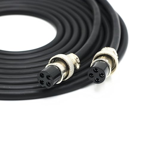 Wood Thrush 4-Core Primary-Secondary Speaker Link Cable for Klipsch The Fives/Sevens/Nines & HiVi-Swans D200/D300 | Master-Slave Audio Extension Wire | Shielded Lossless Hi-Fi Cable (2m/3m/5m/8m/10m) (32.8ft) - Image 1