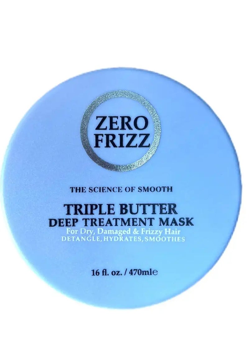 زيرو فريز قناع المعالجة العميقة بالزبدة الثلاثية 470 مل