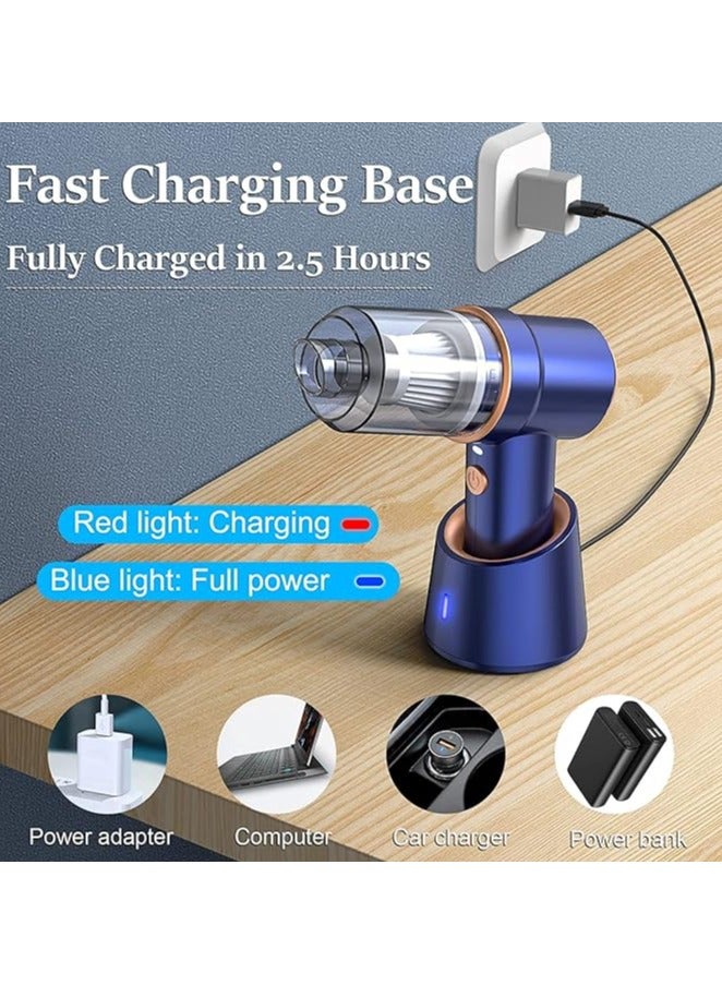 erorex Air Duster, Compressed Electric Air Duster Cleaner for PC, Rechargeable 6000mAH Cordless Air Cleaner Blower for Laptop, Keyboard, Electronics, Home Cleaning, Alternative to Canned Air Duster - Image 3