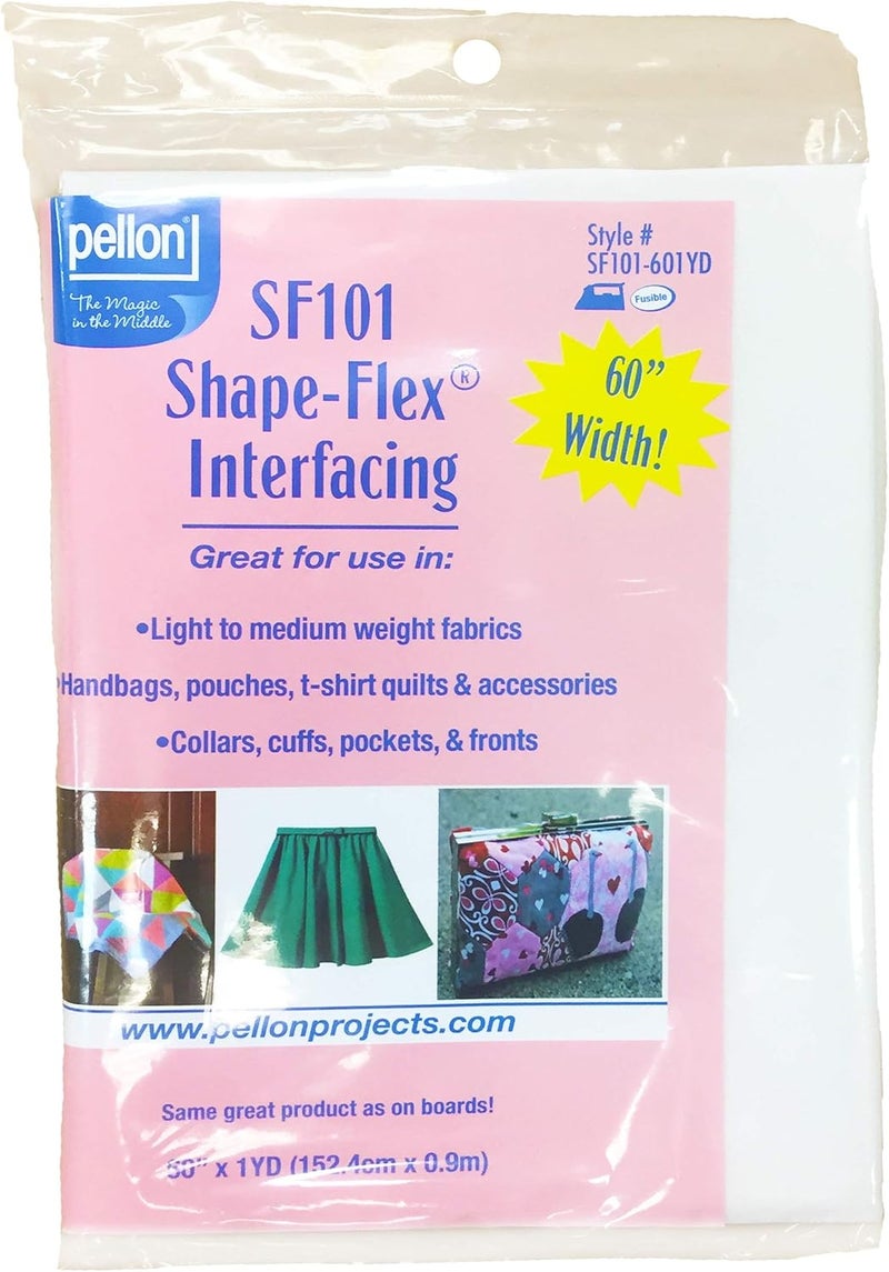 PELSF101.601YD Shape-Flex 100% Cotton Wht