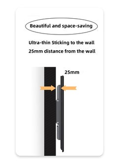 BESSGROUP TV stand universal 26-60-inch fixed TV wall bracket, universal pull rope fixed wall mounted TV bracket, suitable for LED LCD OLED plasma TV, with a maximum load-bearing capacity of 50kg  - Image 5