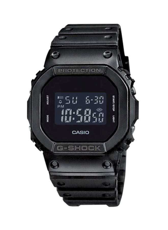 كاسيو ساعة رقمية مقاومة للماء G-Shock DW-5600BB-1ER - Image 1