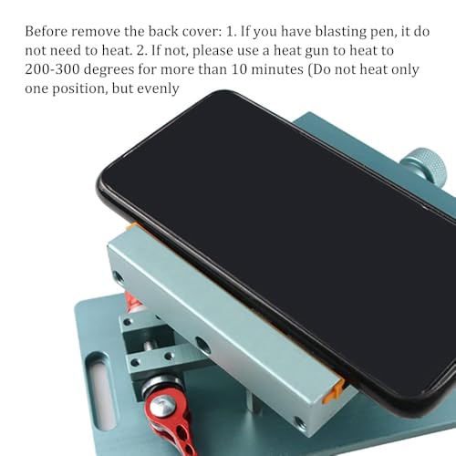 SaiDian 1Pcs Phone Back Cover Glass Demolition Clamp Lockable 360° Rotary Clamp Back Rear Camera Glass Frame Removal Repair Tool for Phone Tablet Repair Fixture Holder Tool - Image 3